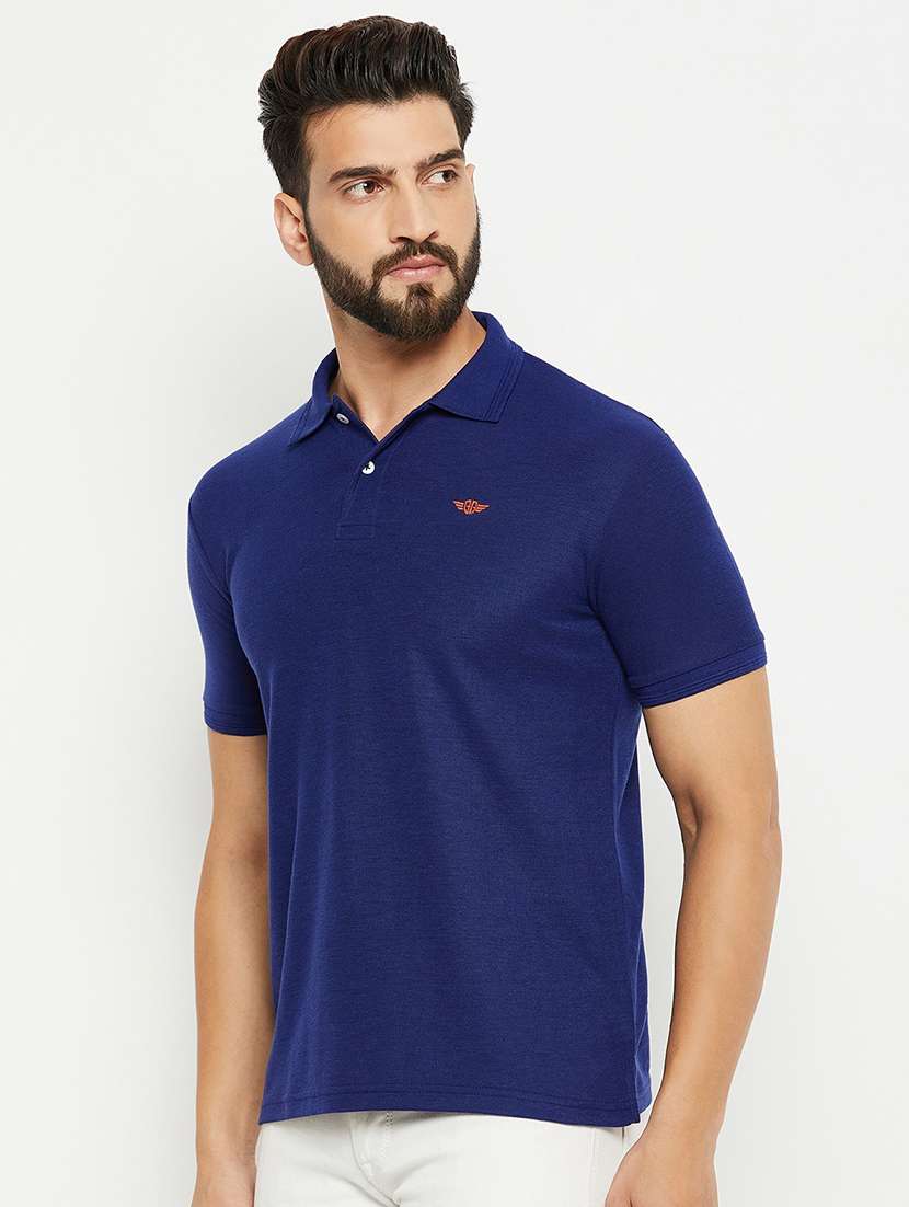 men solid short sleeve regular fit polo t-shirt - 22390067 -  Standard Image - 2