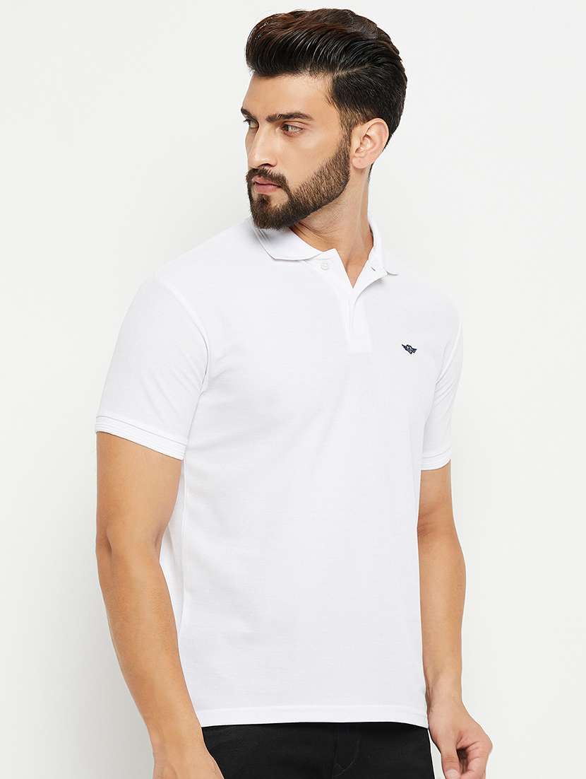men solid short sleeve regular fit polo t-shirt - 22390072 -  Standard Image - 2