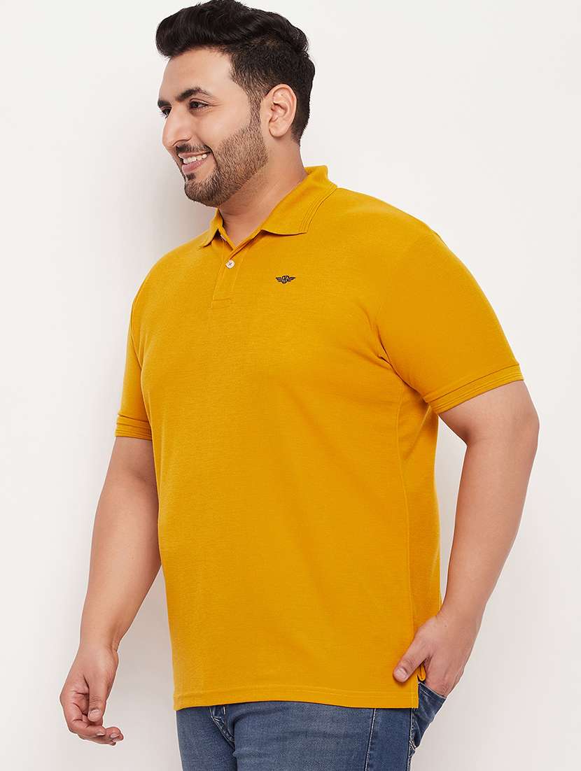 men solid short sleeve regular fit polo t-shirt - 22390078 -  Standard Image - 2