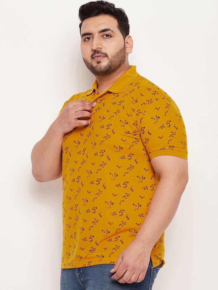 men printed short sleeve regular fit polo t-shirt - 22390082 -  Standard Image - 2