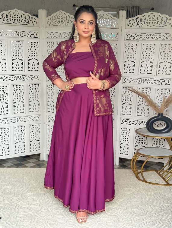 women plus size floral printed ethnic co-ord set - 22392881 -  Standard Image - 2