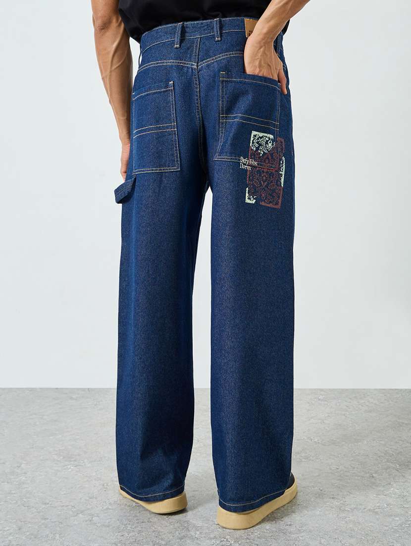 navy blue cotton jeans - 22394966 -  Standard Image - 2