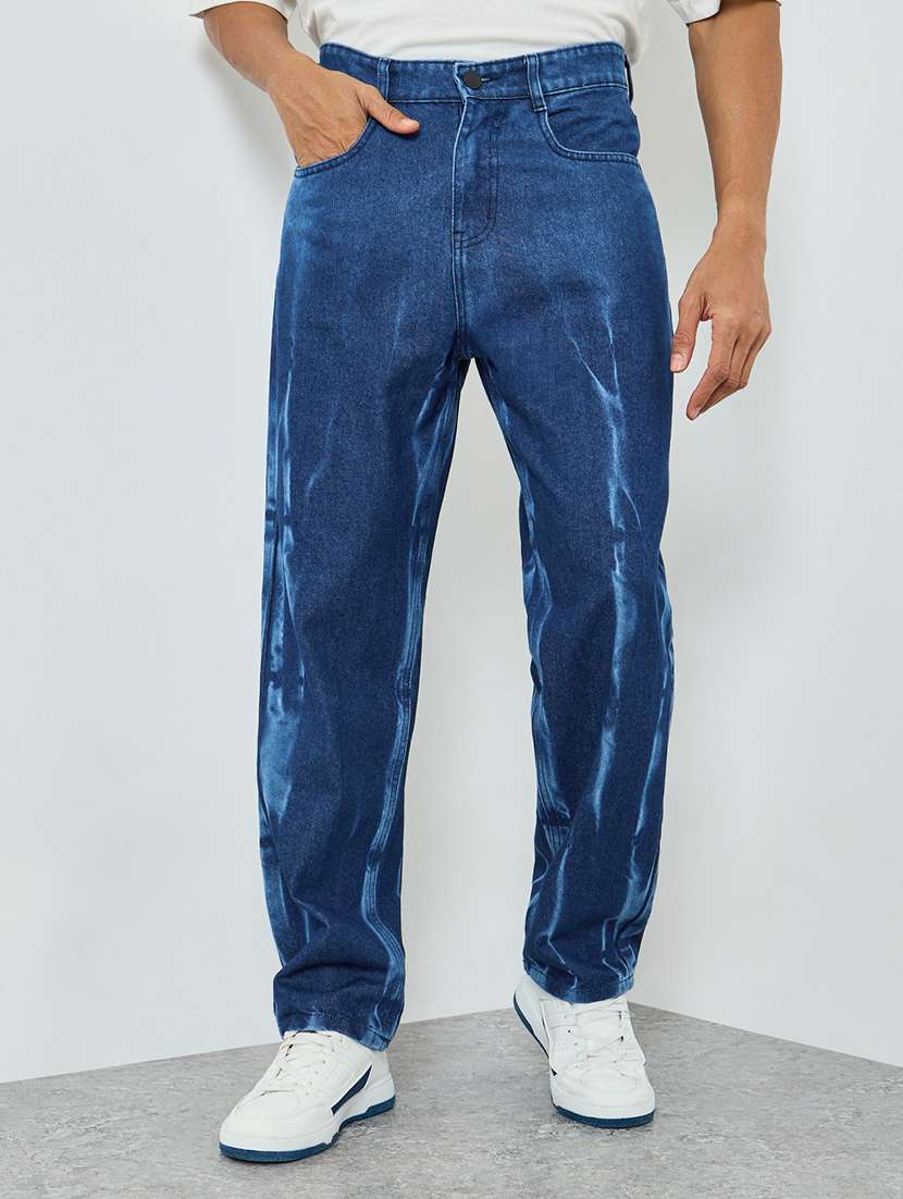blue cotton jeans