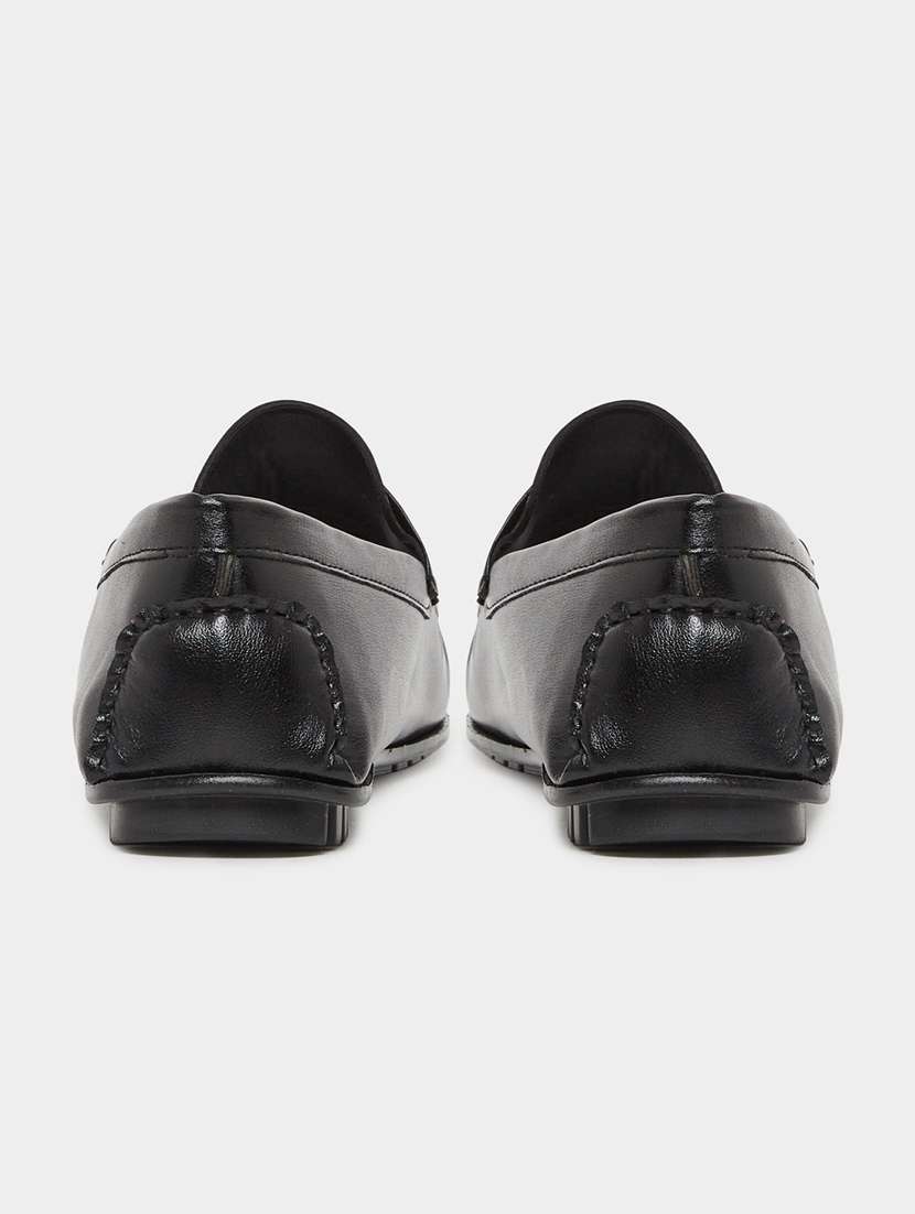 men black slip on formal shoes - 22394989 -  Standard Image - 2