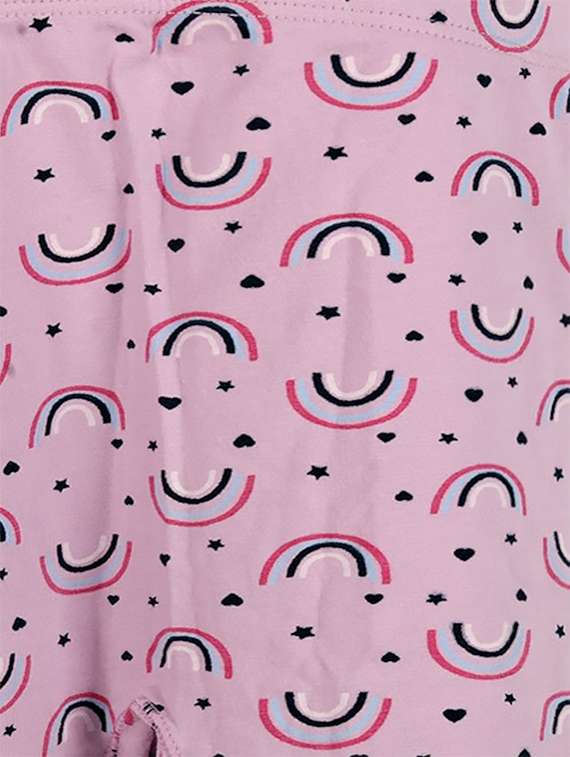 girls pack of 3 printed three fourth capri - 22395180 -  Standard Image - 2