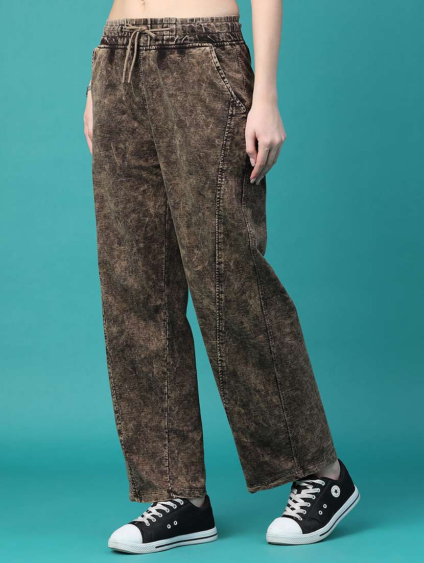 Women Washed Mid Rise Straight Jeans - 22396033 -  Standard Image - 2