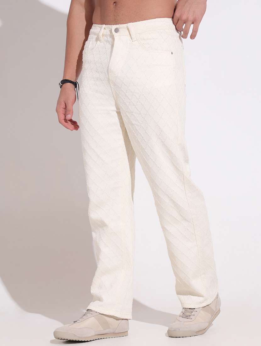 men plain mid rise full length jeans - 22396200 -  Standard Image - 2