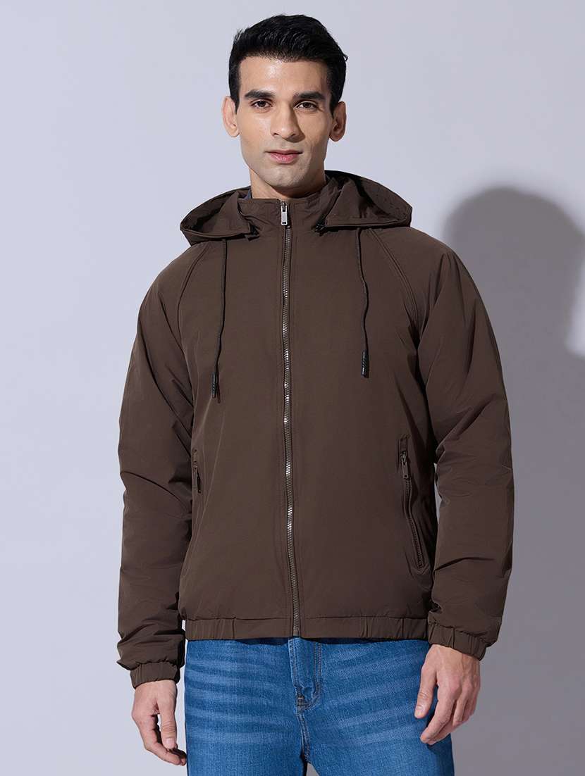 men solid long sleeve bomber jacket - 22396329 -  Standard Image - 2