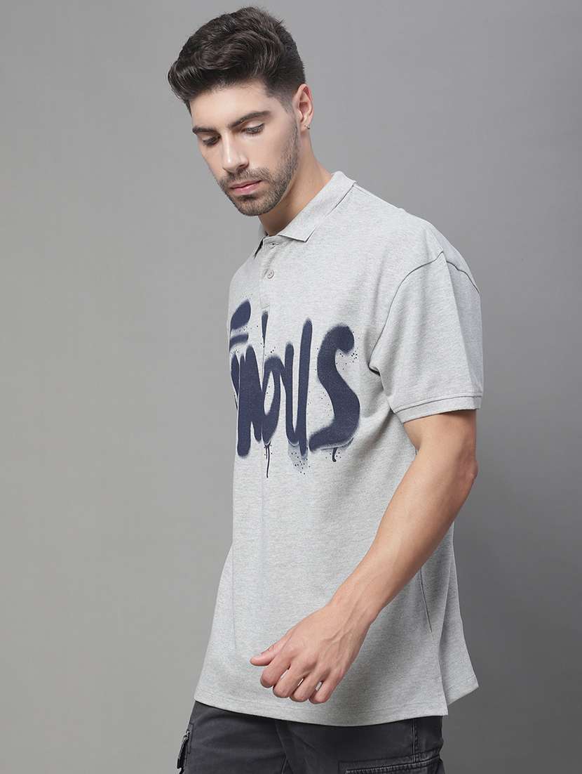 men typographic short sleeve oversized t-shirt - 22396368 -  Standard Image - 2