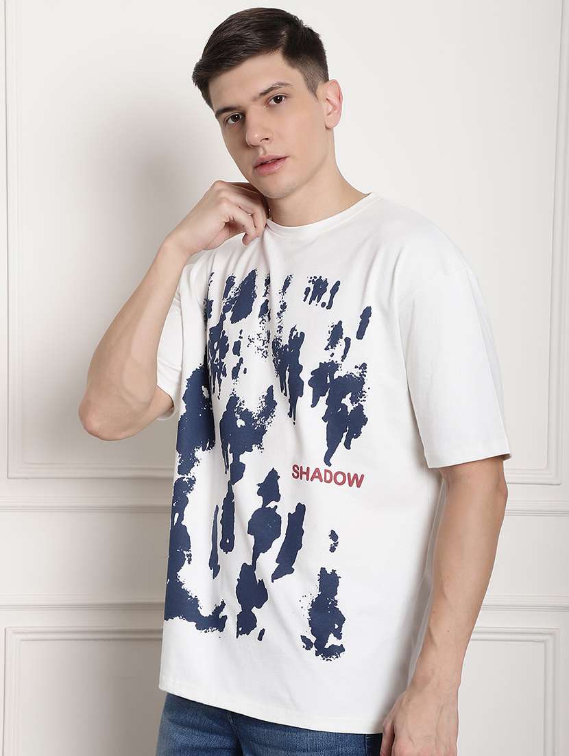 men printed short sleeve oversized t-shirt - 22396370 -  Standard Image - 2