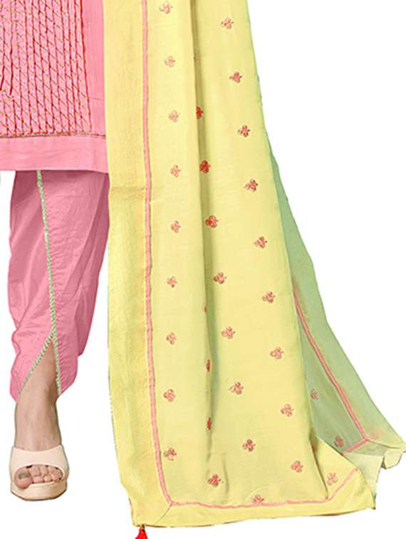 women solid with work unstitched suit set - 22396883 -  Standard Image - 2