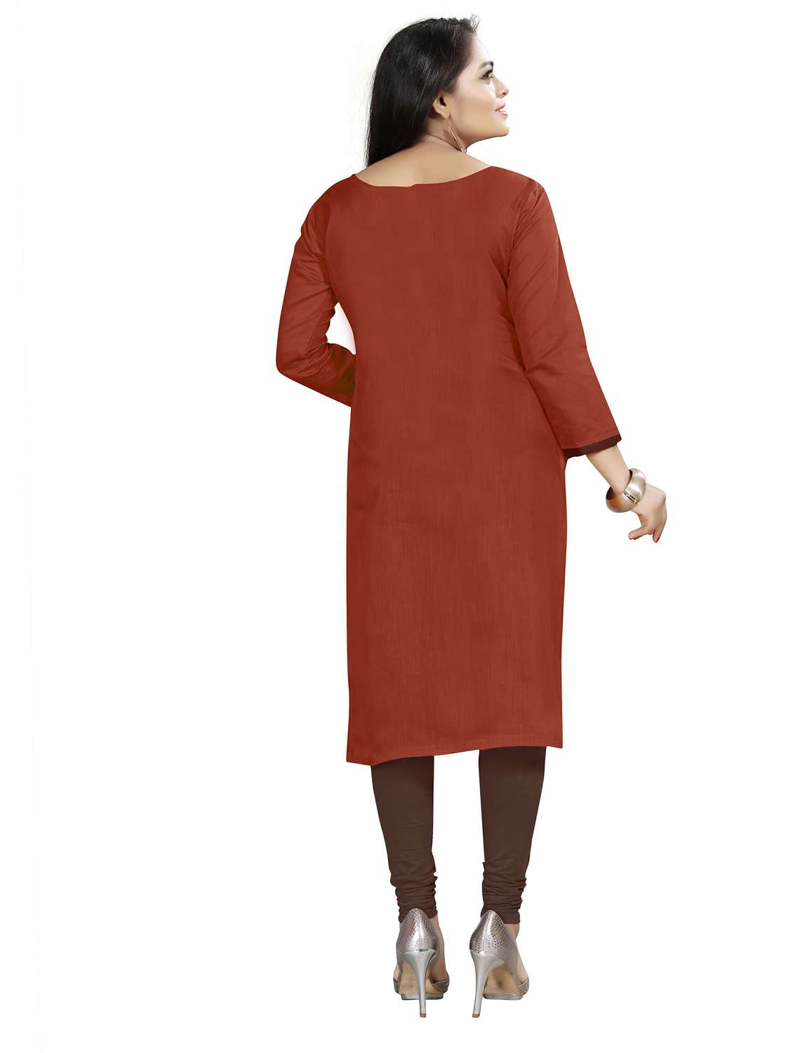 women solid with work unstitched suit set - 22396913 -  Standard Image - 2