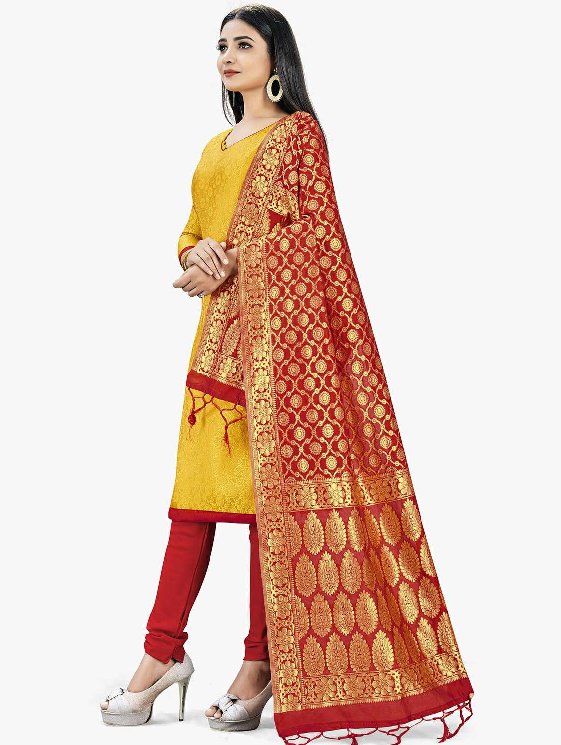 women self design unstitched suit set - 22396967 -  Standard Image - 2