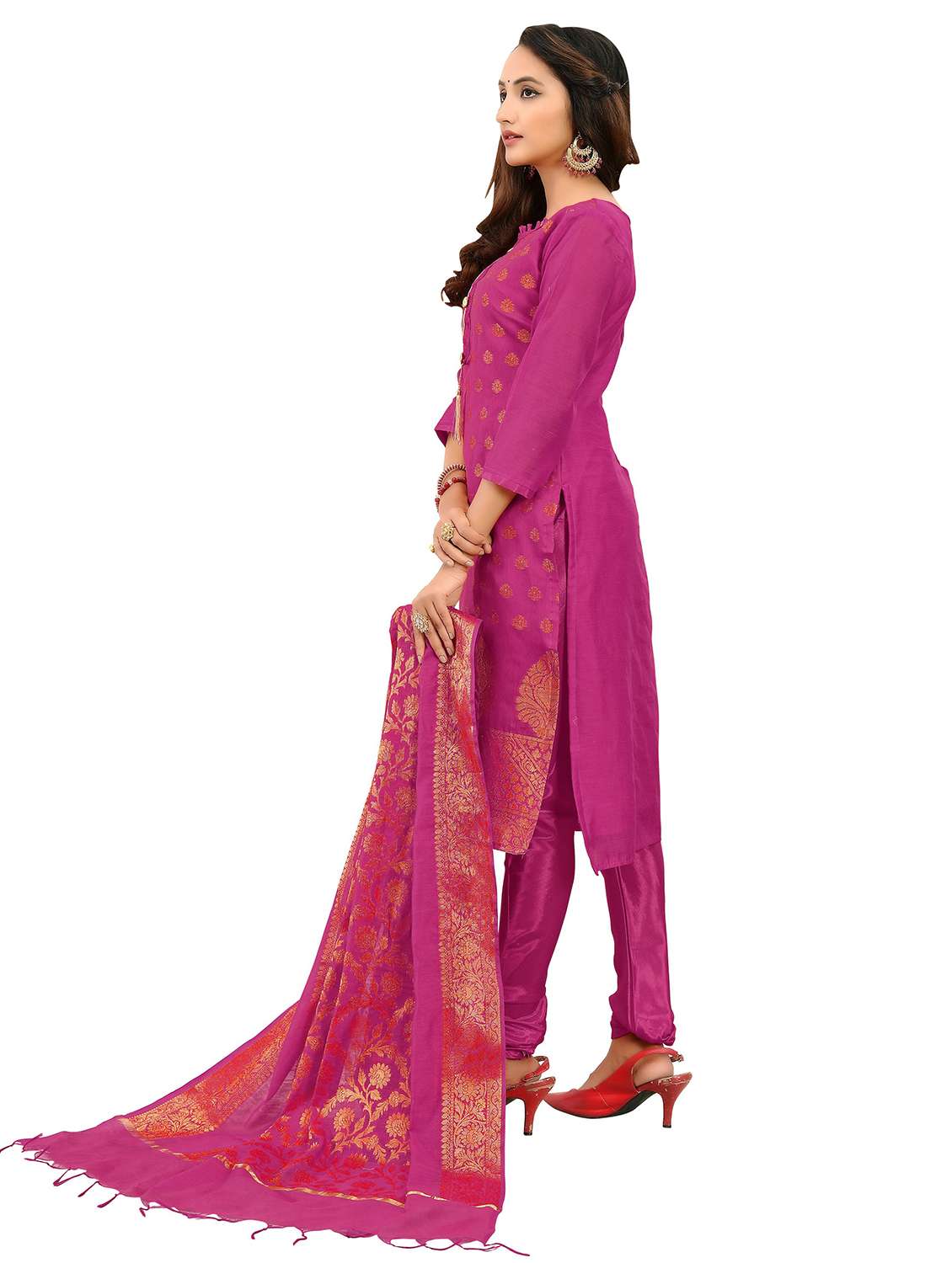 women self design unstitched suit set - 22396977 -  Standard Image - 2