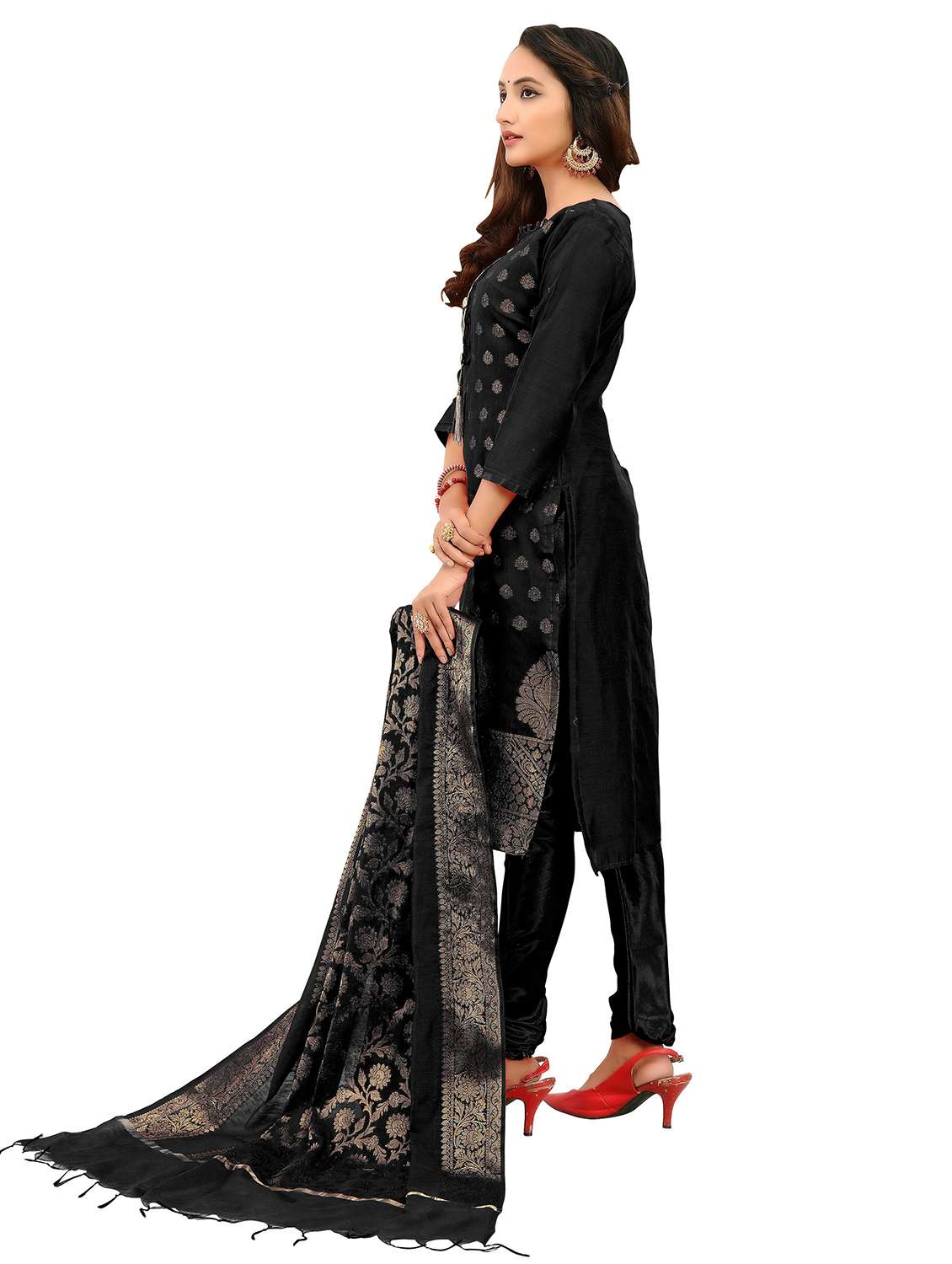 women self design unstitched suit set - 22396978 -  Standard Image - 2