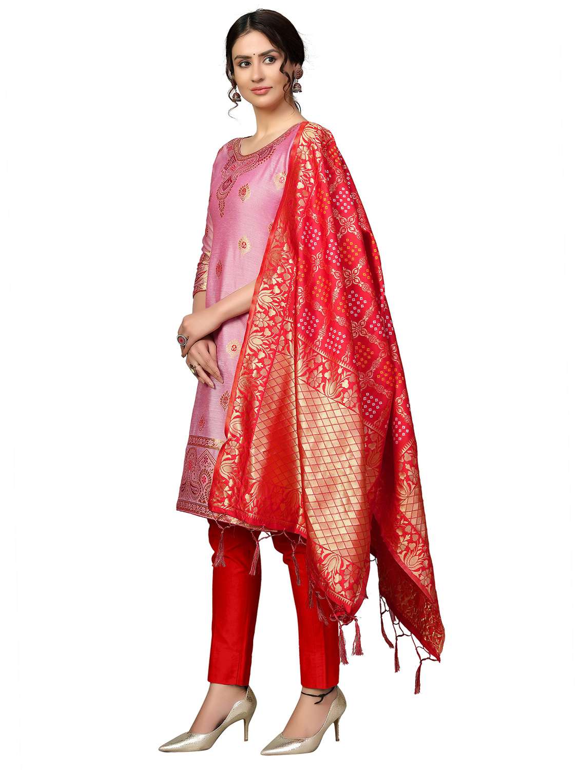 women self design unstitched suit set - 22396980 -  Standard Image - 2