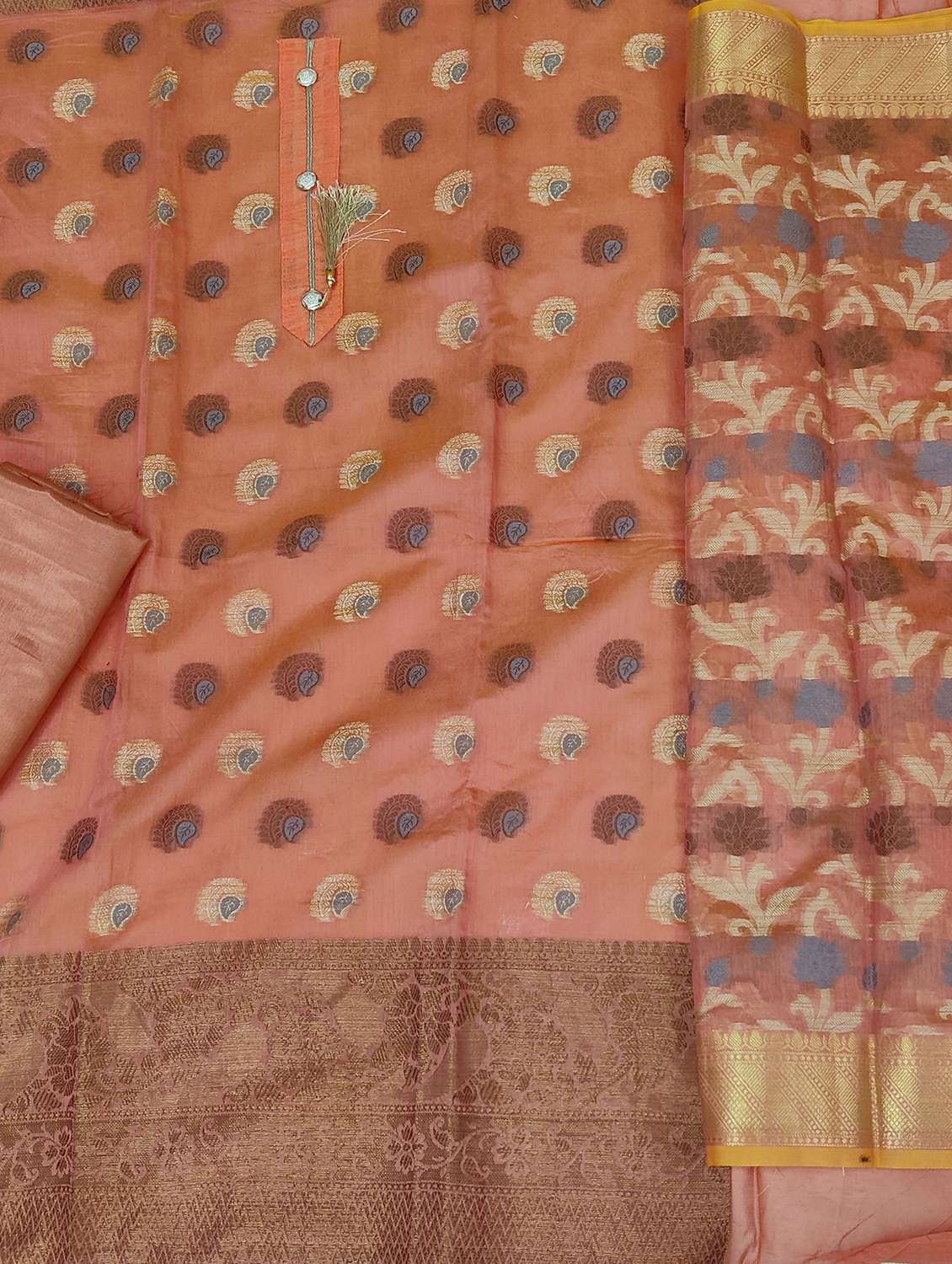women self design unstitched suit set - 22397029 -  Standard Image - 2