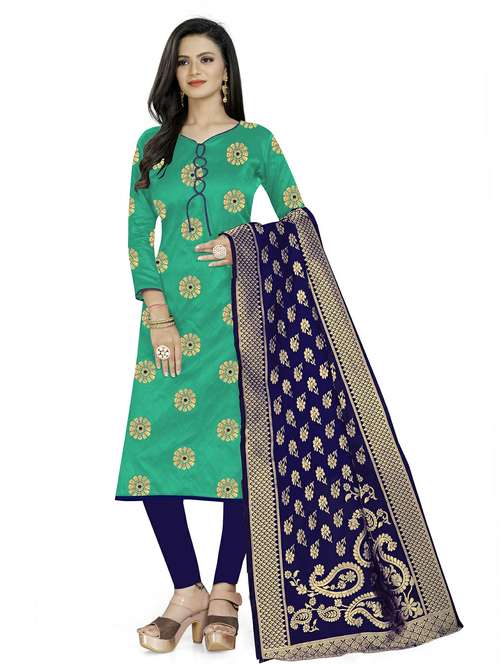 Buy online Sea Green , Royal Blue Mix Cotton Dress Materials. from Suits & Dress material for Women by Swaron for 1129 at 47% off | 2026 Limeroad.com Buy online Sea Green , Royal Blue Mix Cotton Dress Materials. from Suits & Dress material for Women by Swaron for 1129 at 47% off | 2026 Limeroad.com