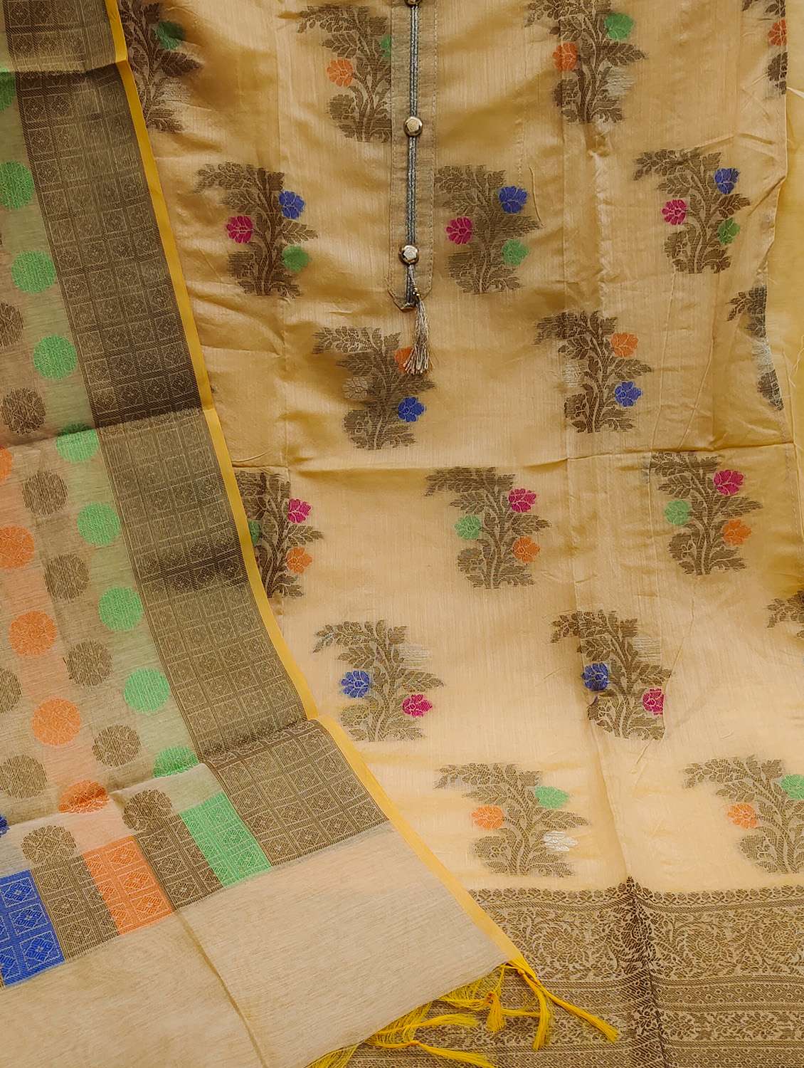 women self design unstitched suit set - 22397130 -  Standard Image - 2