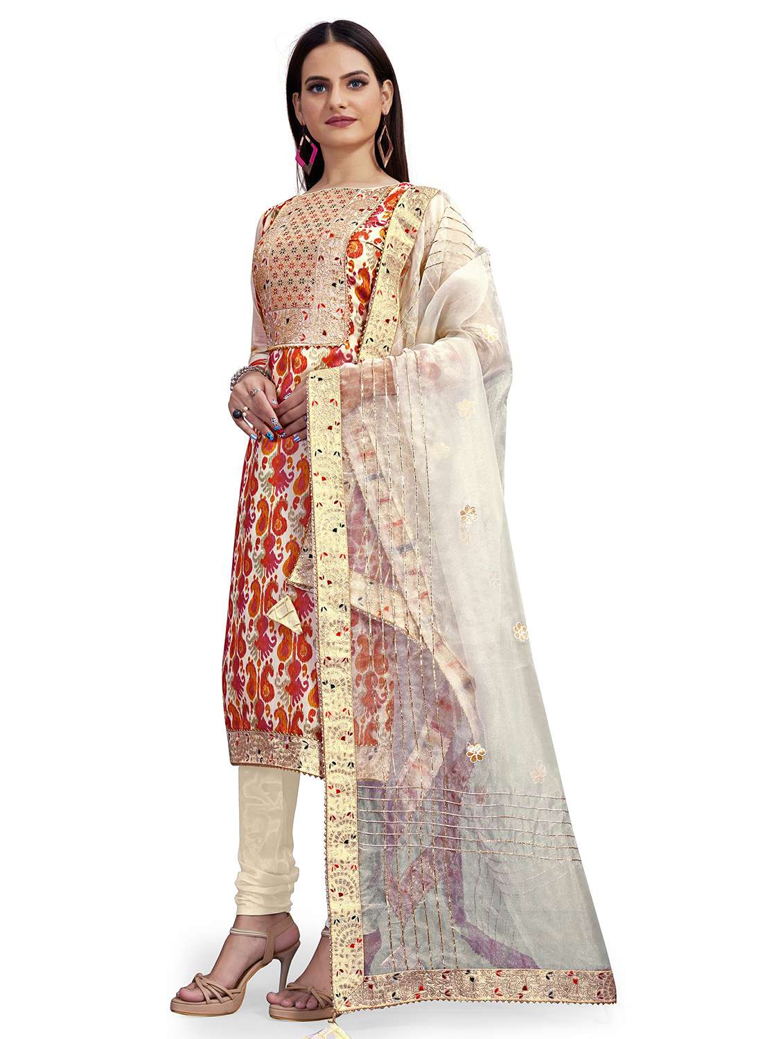 women printed unstitched suit set - 22397135 -  Standard Image - 2