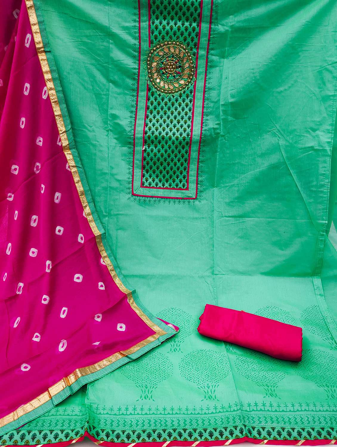 women printed unstitched suit set - 22397205 -  Standard Image - 2