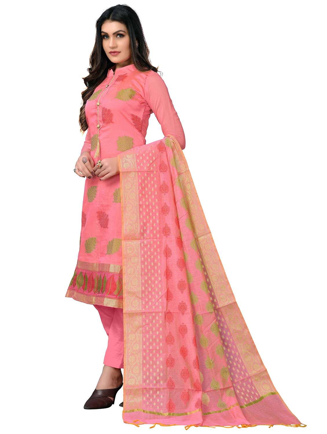 women self design unstitched suit set - 22397213 -  Standard Image - 2