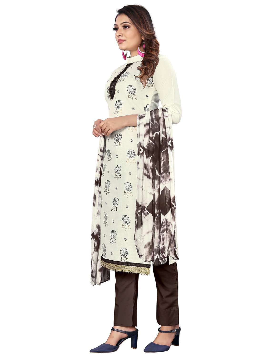 women printed unstitched suit set - 22397218 -  Standard Image - 2