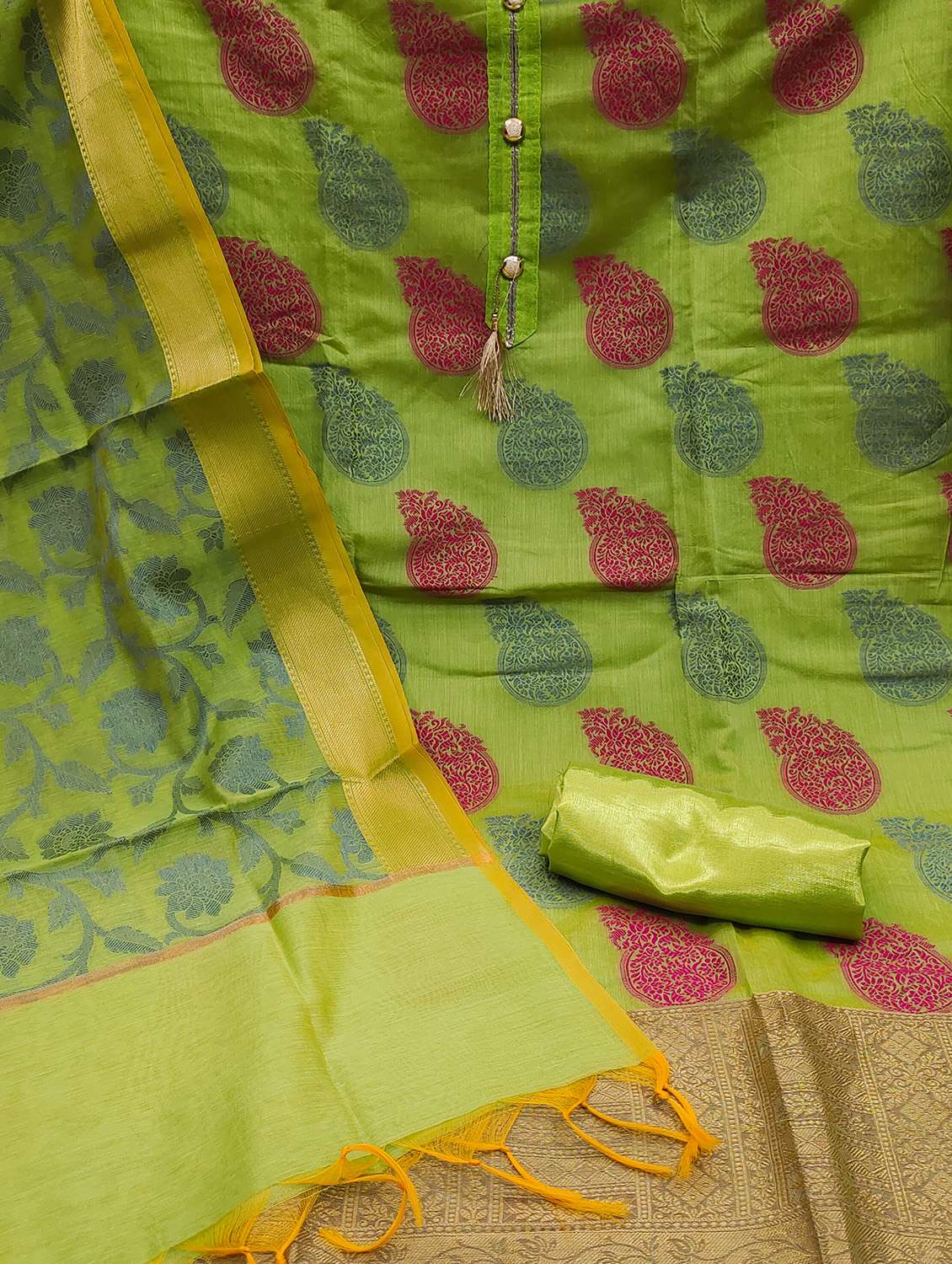 women self design unstitched suit set - 22397227 -  Standard Image - 2