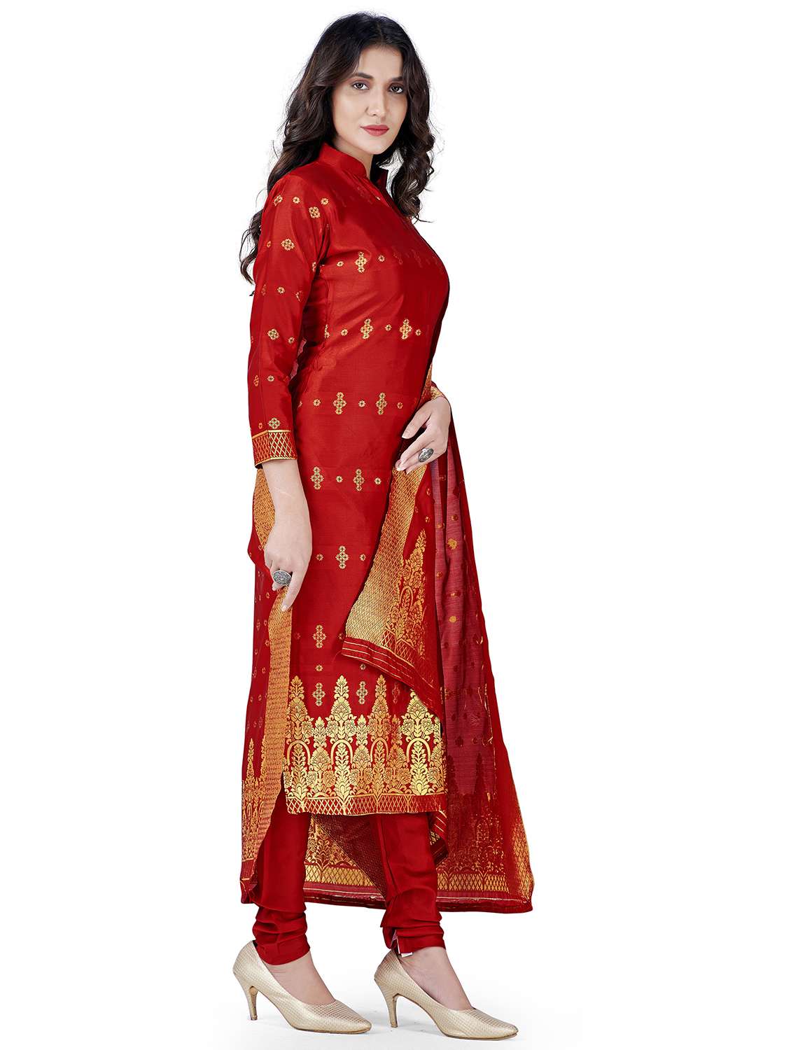 women self design unstitched suit set - 22397231 -  Standard Image - 2