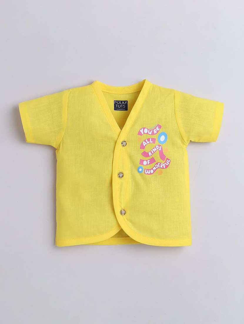 kids pack of 3 printed short sleeve jhabla - 22397365 -  Standard Image - 2