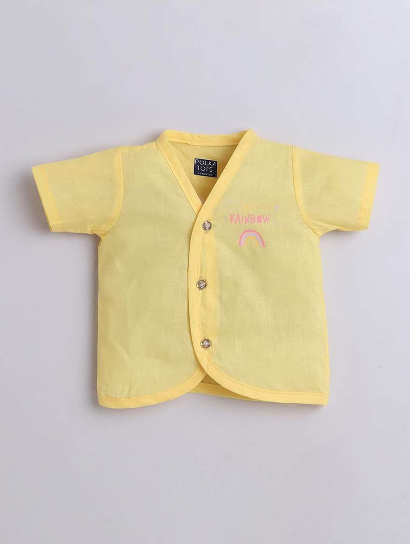 kids pack of 3 printed short sleeve jhabla - 22397366 -  Standard Image - 2