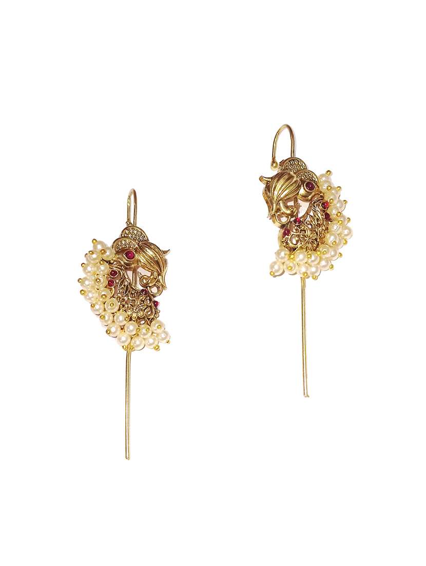 kalamkari kan karnaful ear cuff