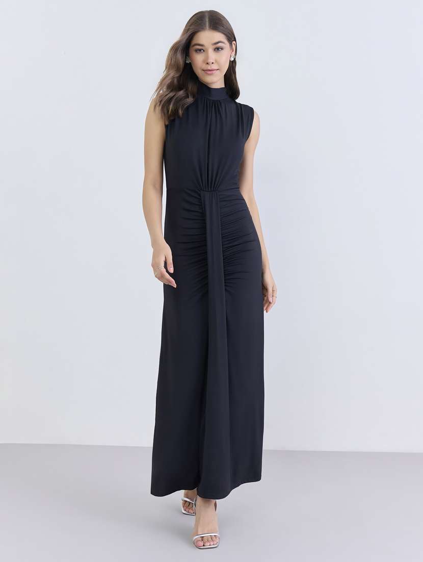 women solid sleeveless bodycon dress - 22397826 -  Standard Image - 2