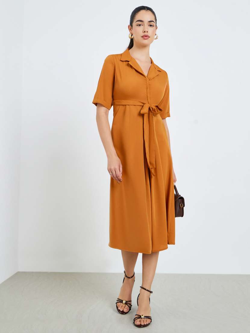 women soldi short sleeve shirt dress