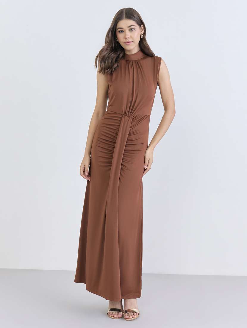 women solid sleeveless bodycon dress - 22397883 -  Standard Image - 2