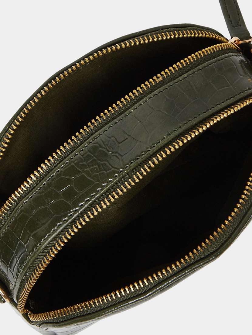 women green textured sling bag - 22397993 -  Standard Image - 2