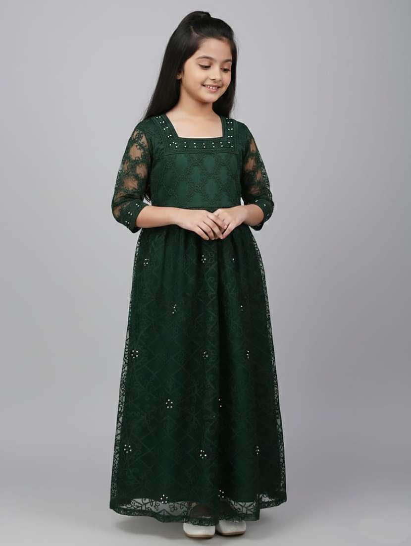  girl net party gown - 22398109 -  Standard Image - 2