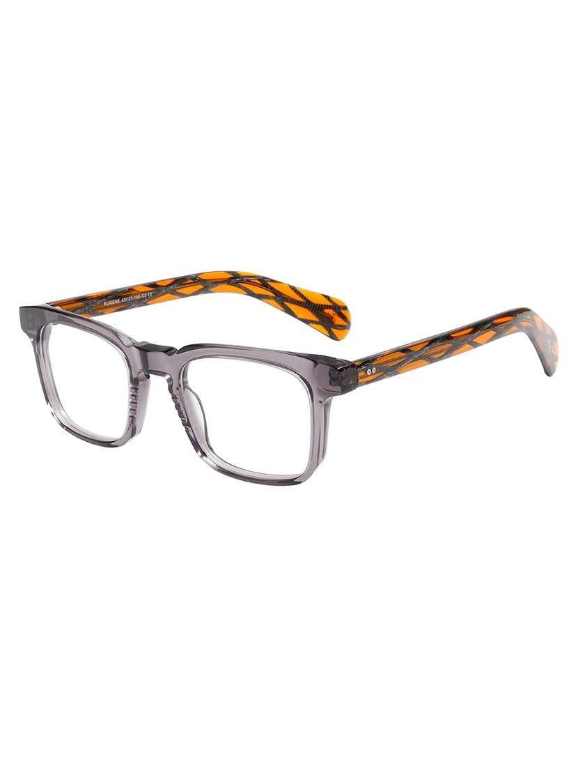 ted smith unisex grey full rim square frames - 22399011 -  Standard Image - 2