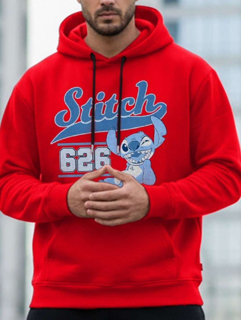 men printed long sleeve regular fit sweatshirt - 22399182 -  Standard Image - 2