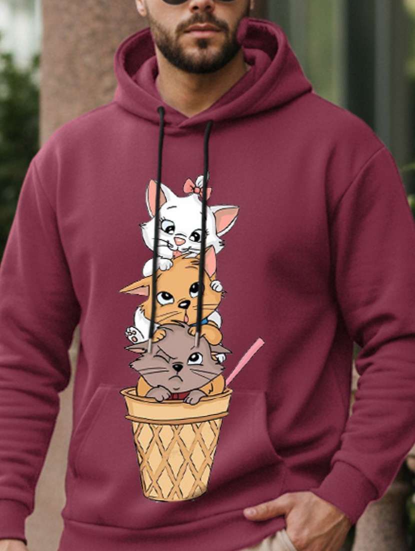 men graphic long sleeve regular fit sweatshirt - 22399203 -  Standard Image - 2