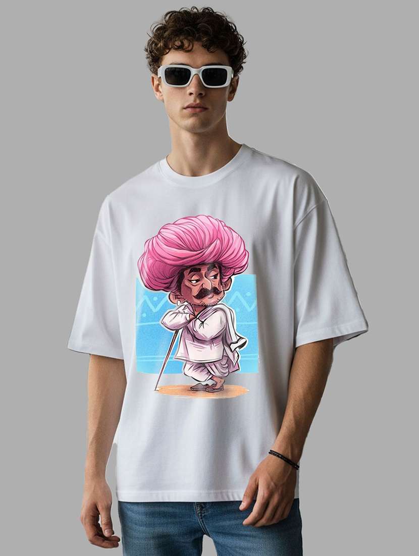 men graphic short sleeve oversized t-shirt - 22399317 -  Standard Image - 2