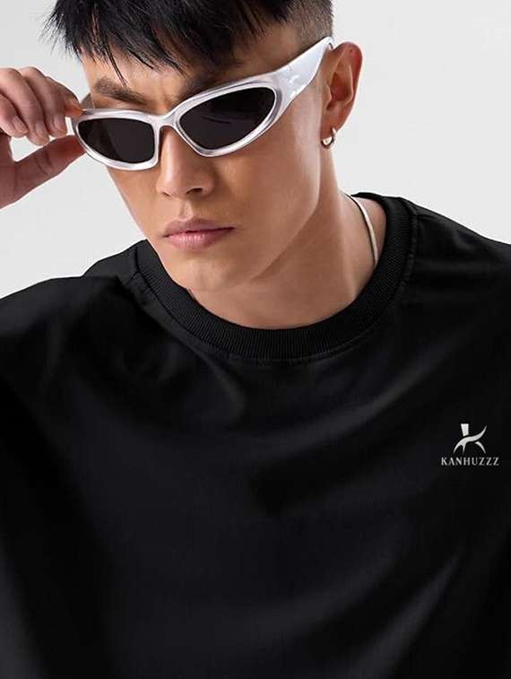 men printed short sleeve oversized t-shirt - 22399423 -  Standard Image - 2