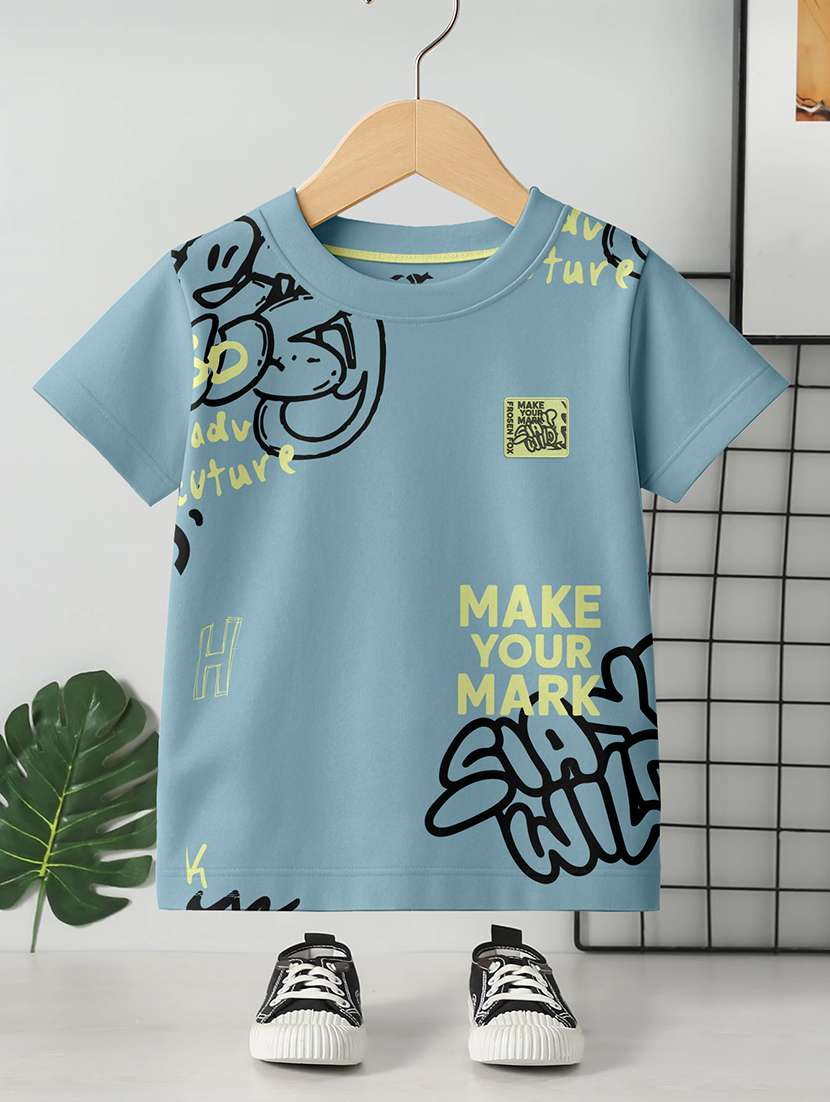boys pack of 3 printed short sleeve t-shirt - 22400863 -  Standard Image - 2
