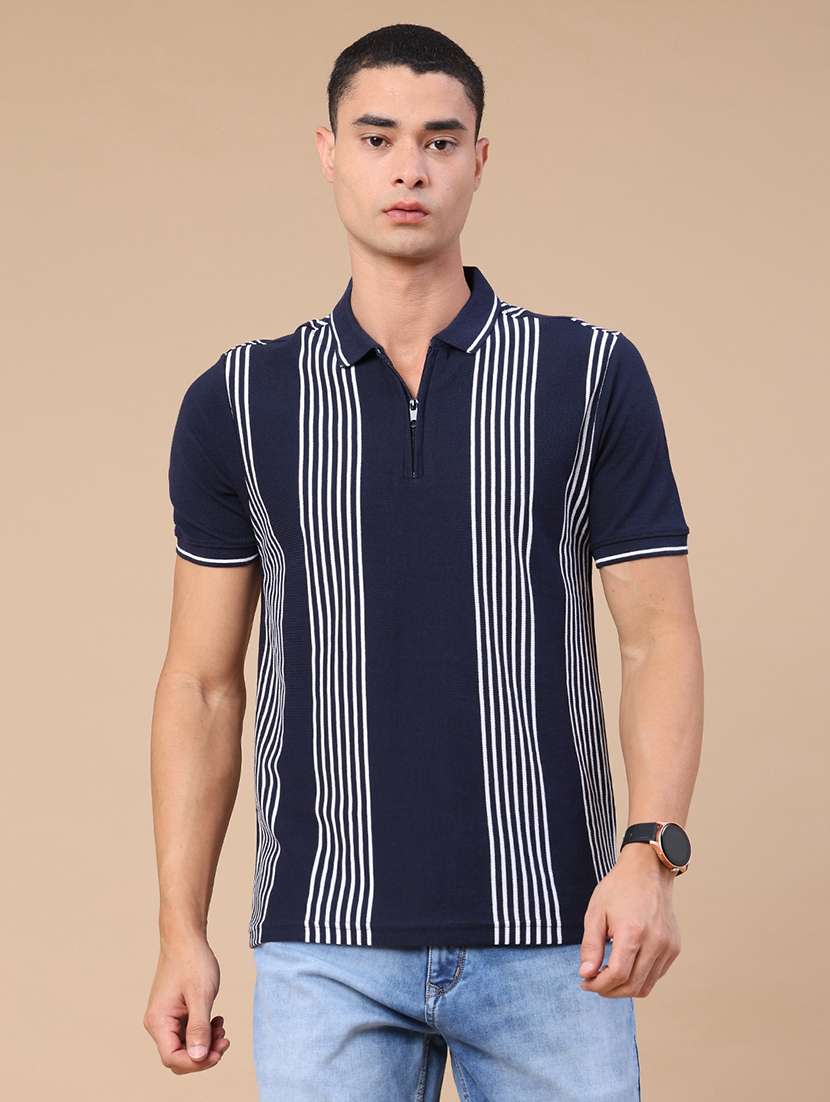 men printed short sleeves polo t-shirt - 22401178 -  Standard Image - 2