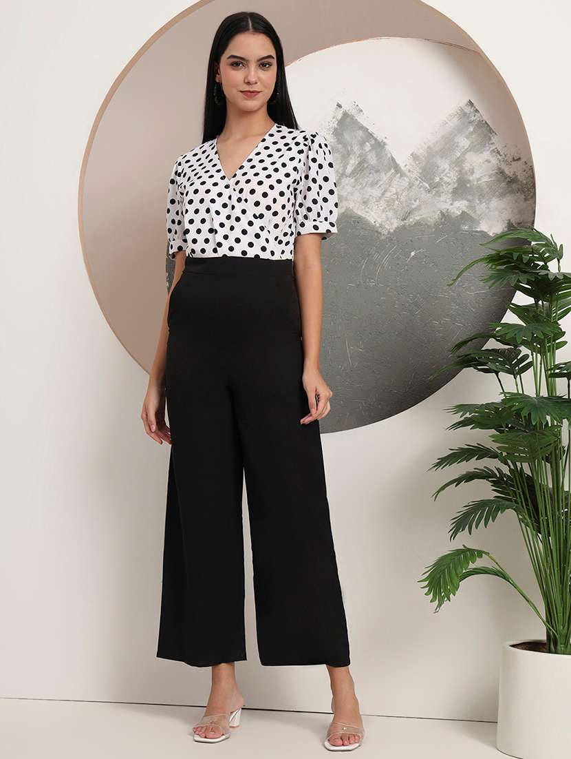 Women Printed Short Sleeves Full Leg Jumpsuit - 22401359 -  Standard Image - 2