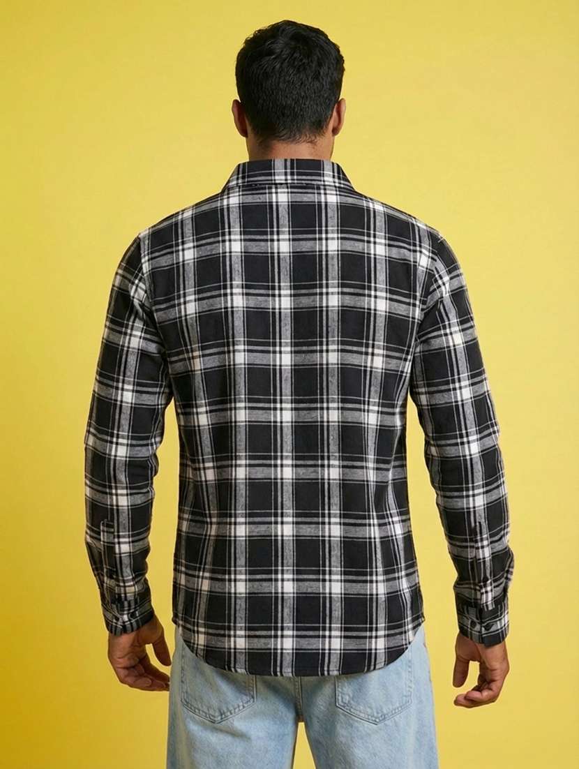 Men Checkered Long Sleeve Regular Fit Casual Shirt - 22401596 -  Standard Image - 2