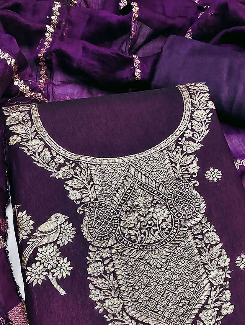 women self design unstitched suit set - 22401658 -  Standard Image - 2