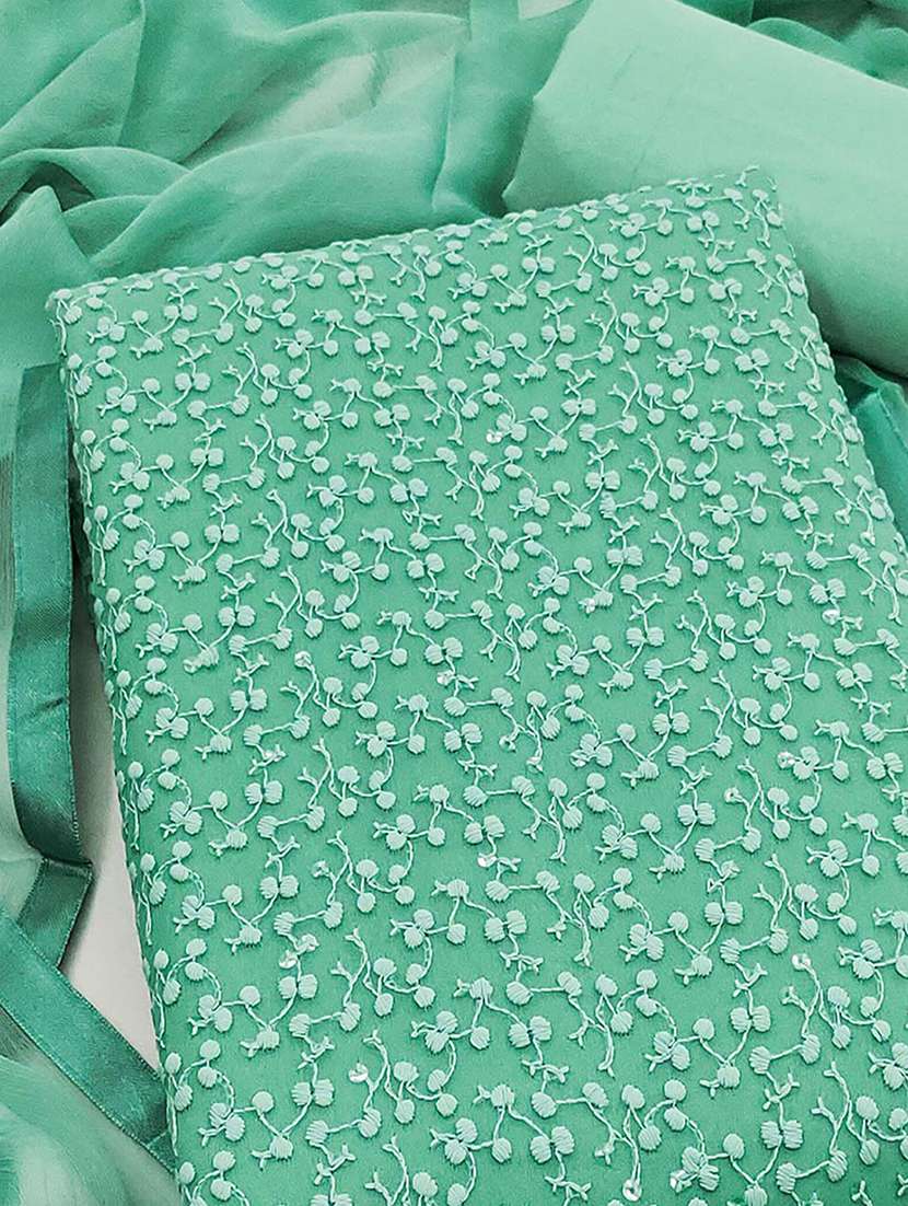 women solid with work unstitched suit set - 22401674 -  Standard Image - 2