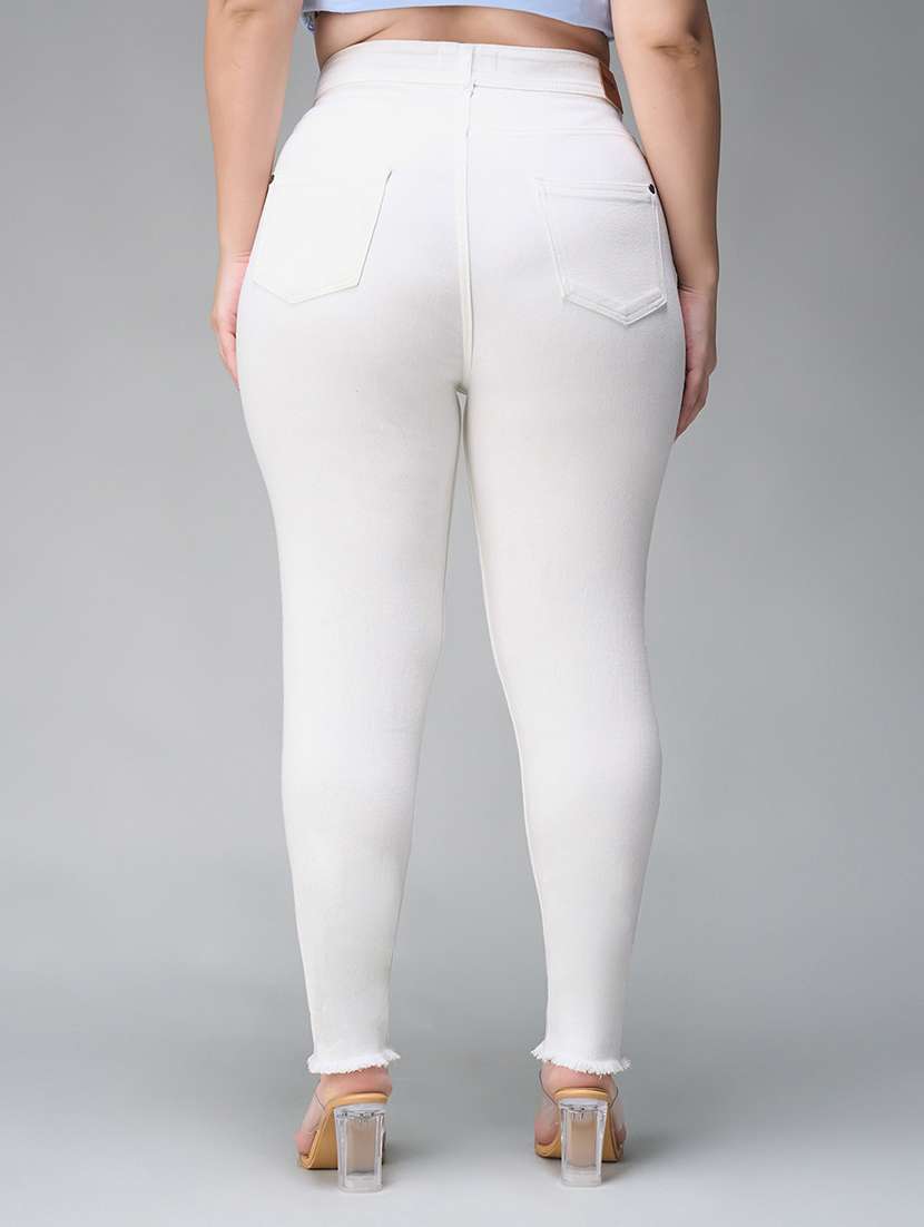 women solid high rise slim fit jean - 22402605 -  Standard Image - 2