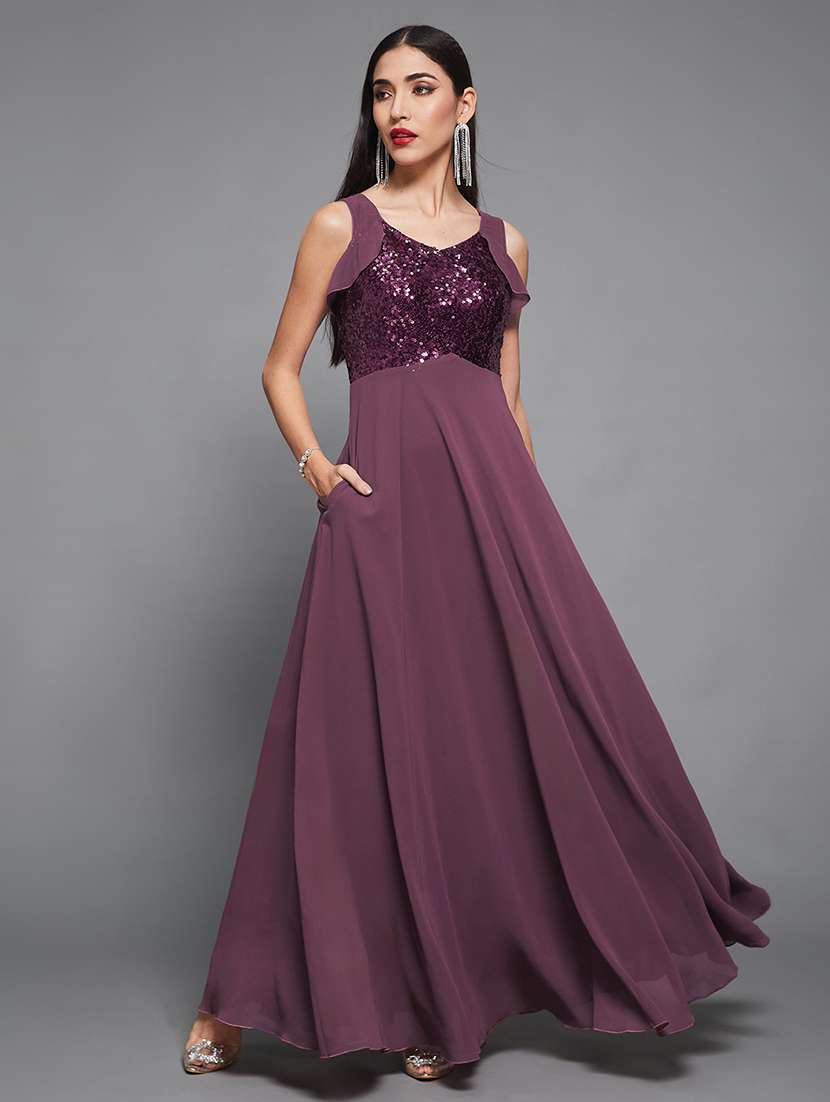women sequined sleeveless fit & flare dress - 22403229 -  Standard Image - 2